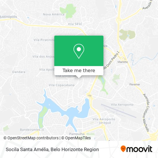 Socila Santa Amélia map