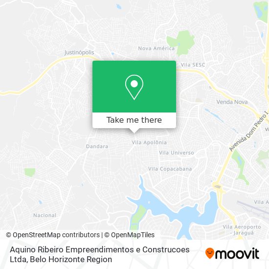 Aquino Ribeiro Empreendimentos e Construcoes Ltda map
