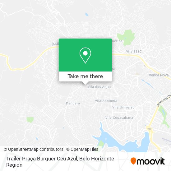 Trailer Praça Burguer Céu Azul map