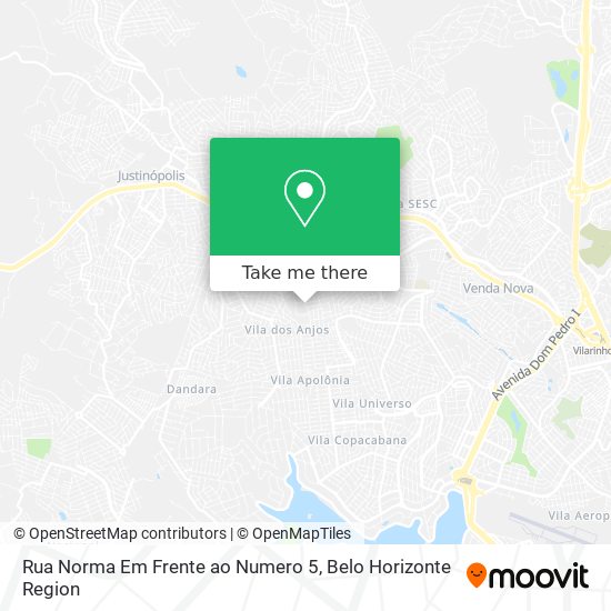 Rua Norma Em Frente ao Numero 5 map