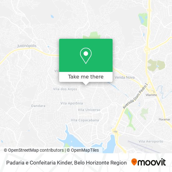 Padaria e Confeitaria Kinder map