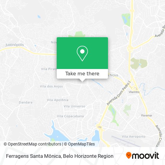 Ferragens Santa Mônica map