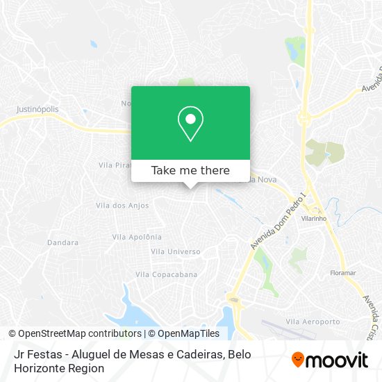 Jr Festas - Aluguel de Mesas e Cadeiras map
