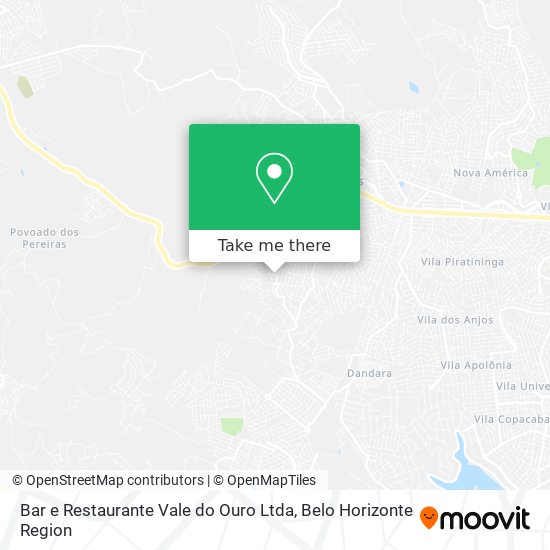 Bar e Restaurante Vale do Ouro Ltda map