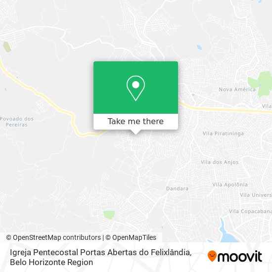 Igreja Pentecostal Portas Abertas do Felixlândia map