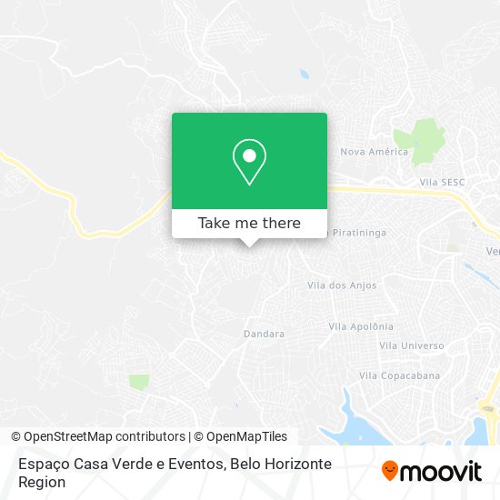 Espaço Casa Verde e Eventos map