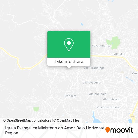 Igreja Evangelica Ministerio do Amor map
