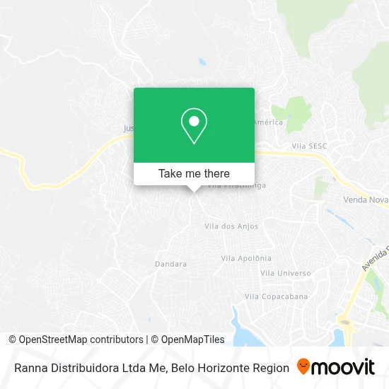 Ranna Distribuidora Ltda Me map