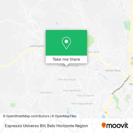 Expresso Universo BH map