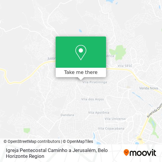 Igreja Pentecostal Caminho a Jerusalém map