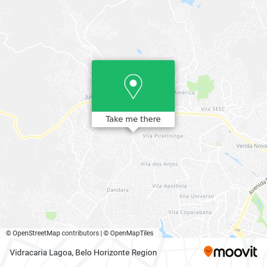 Vidracaria Lagoa map