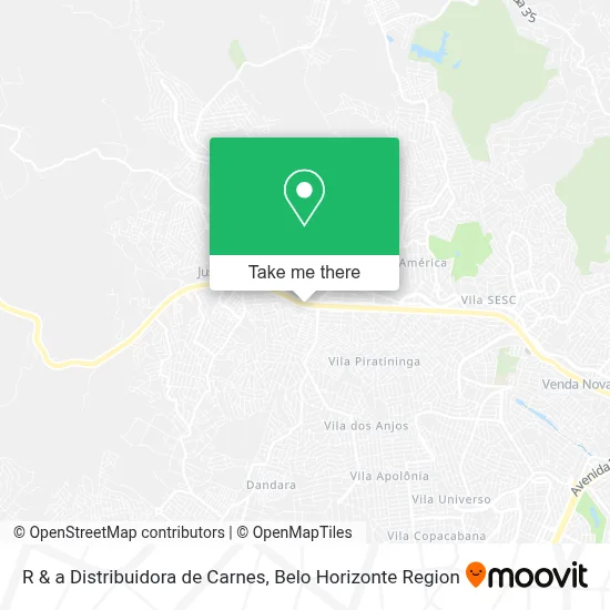 R & a Distribuidora de Carnes map