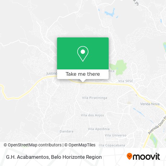 G.H. Acabamentos map