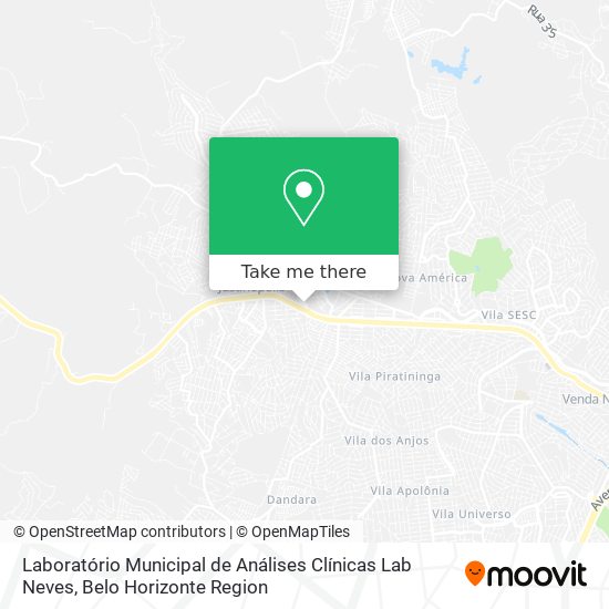 Laboratório Municipal de Análises Clínicas Lab Neves map