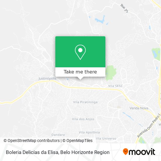 Boleria Delicías da Elisa map