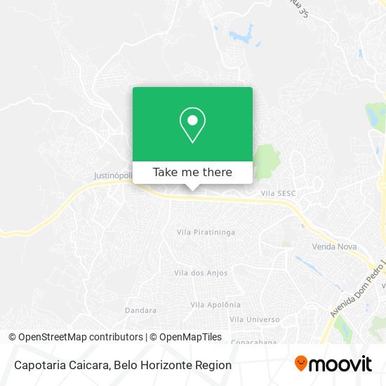 Capotaria Caicara map