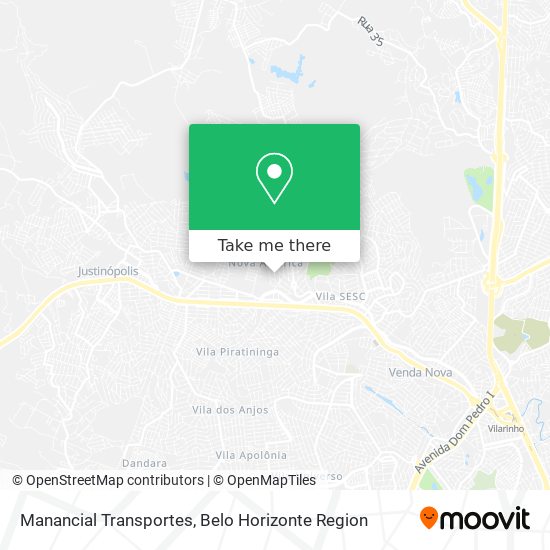 Mapa Manancial Transportes