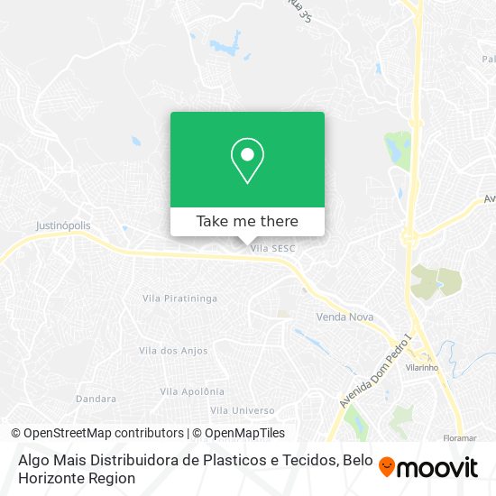 Algo Mais Distribuidora de Plasticos e Tecidos map