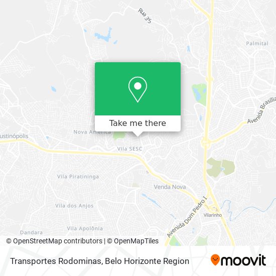 Transportes Rodominas map