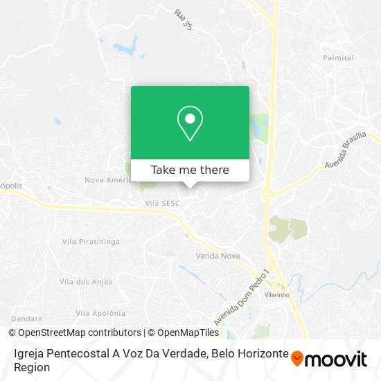 Igreja Pentecostal A Voz Da Verdade map