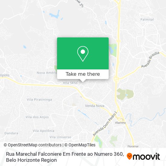 Rua Marechal Falconiere Em Frente ao Numero 360 map
