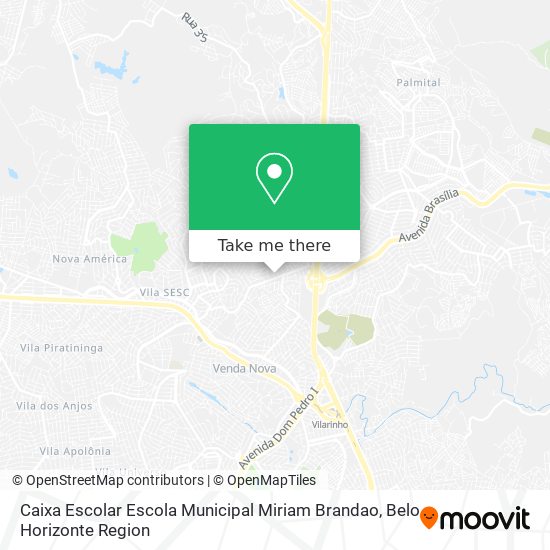 Caixa Escolar Escola Municipal Miriam Brandao map