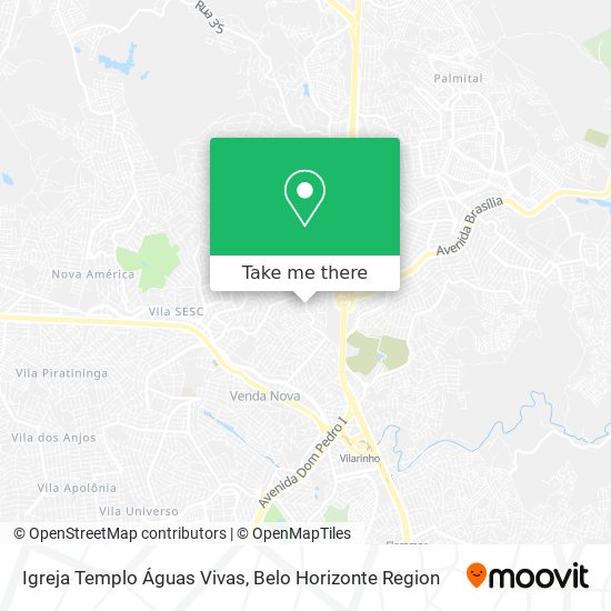 Igreja Templo Águas Vivas map