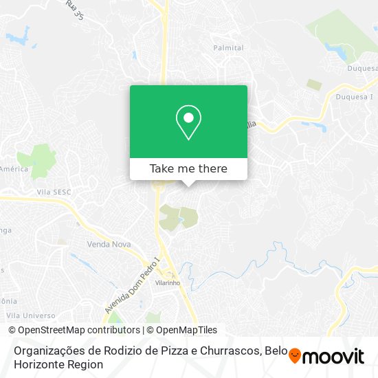 Organizações de Rodizio de Pizza e Churrascos map