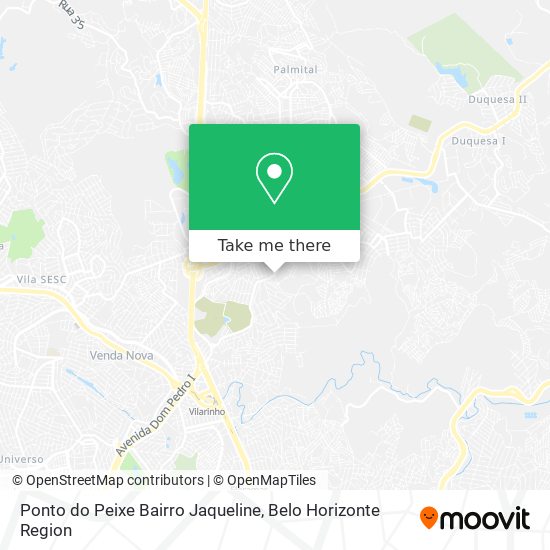 Ponto do Peixe Bairro Jaqueline map