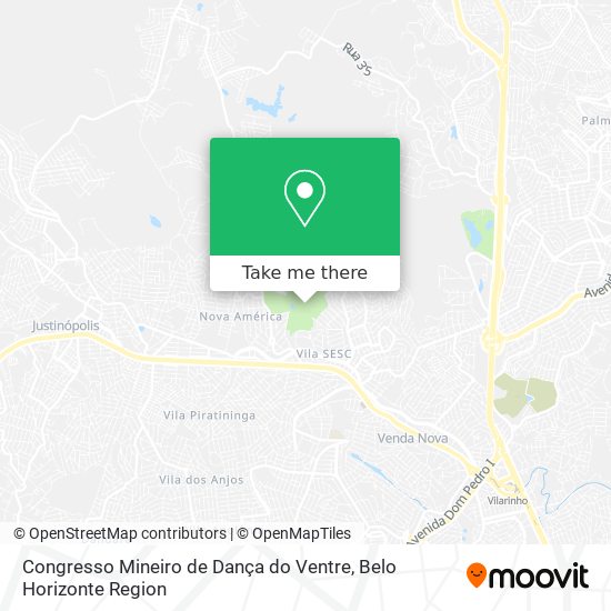 Congresso Mineiro de Dança do Ventre map