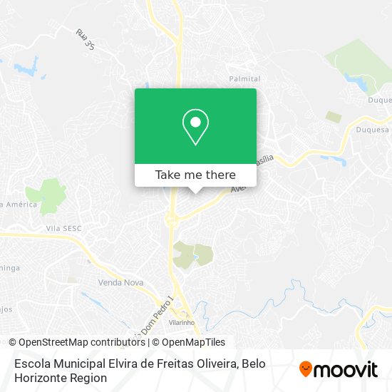 Escola Municipal Elvira de Freitas Oliveira map