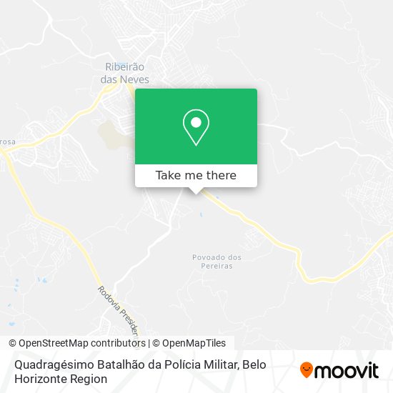 Quadragésimo Batalhão da Polícia Militar map