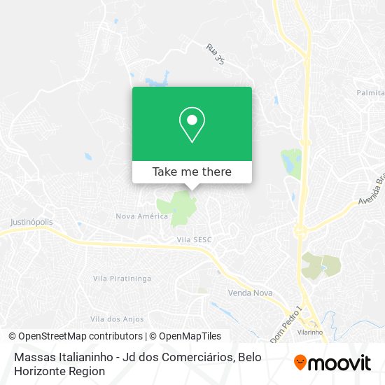 Massas Italianinho - Jd dos Comerciários map