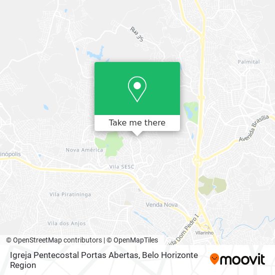 Igreja Pentecostal Portas Abertas map