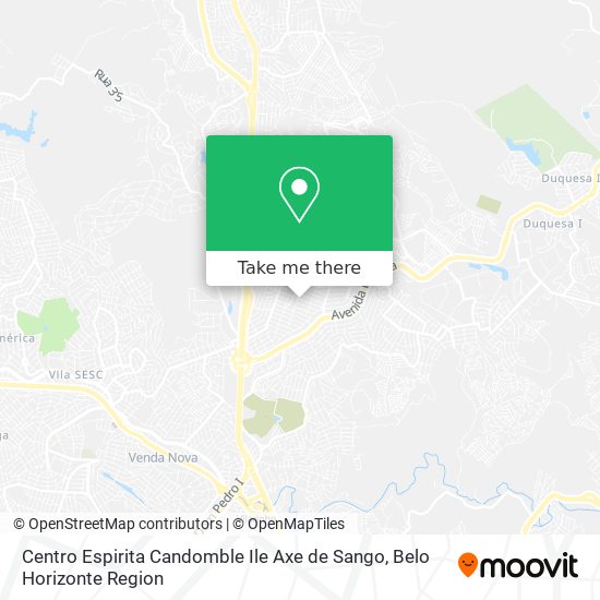 Centro Espirita Candomble Ile Axe de Sango map