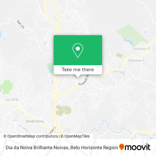 Dia da Noiva Brilhante Noivas map