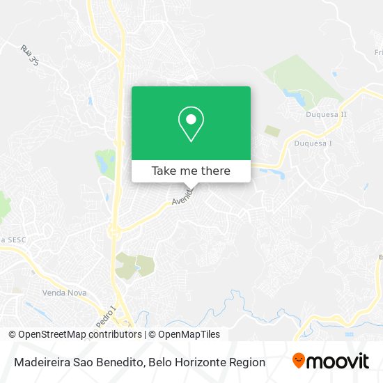 Madeireira Sao Benedito map