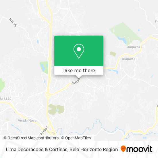 Lima Decoracoes & Cortinas map