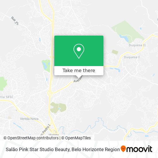 Salão Pink Star Studio Beauty map