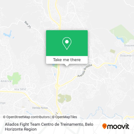 Aliados Fight Team Centro de Treinamento map