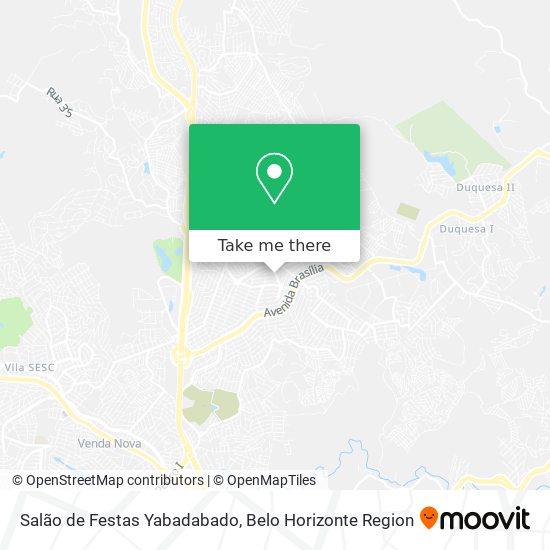 Salão de Festas Yabadabado map