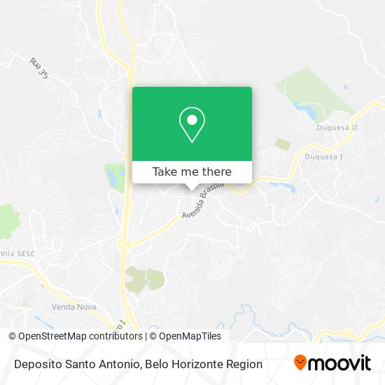 Deposito Santo Antonio map