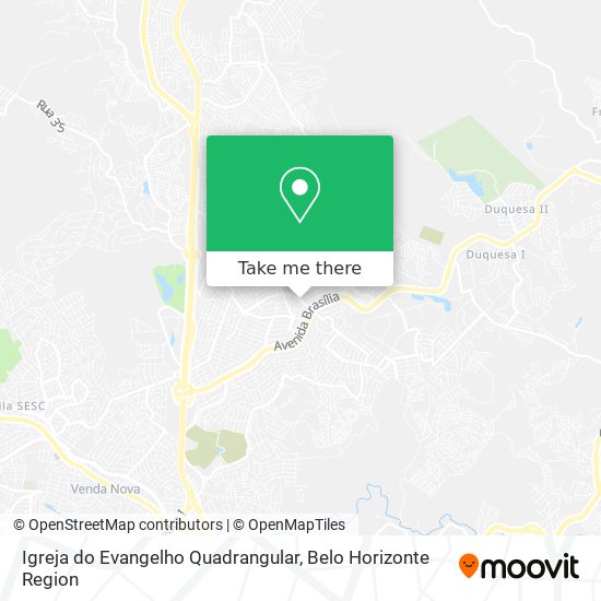 Igreja do Evangelho Quadrangular map