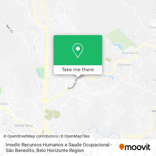 Imedic Recursos Humanos e Saude Ocupacional - São Benedito map