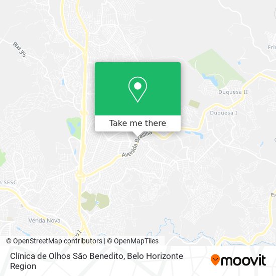 Clínica de Olhos São Benedito map