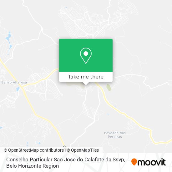 Conselho Particular Sao Jose do Calafate da Ssvp map