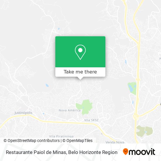 Restaurante Paiol de Minas map
