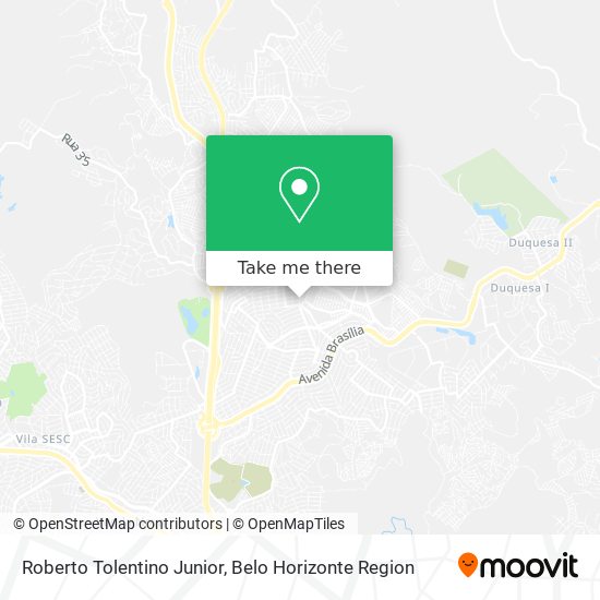 Roberto Tolentino Junior map