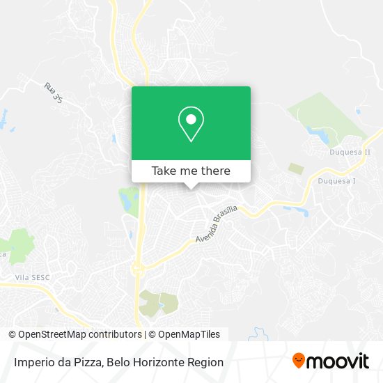 Imperio da Pizza map