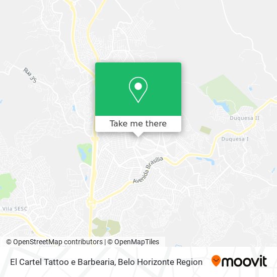 El Cartel Tattoo e Barbearia map
